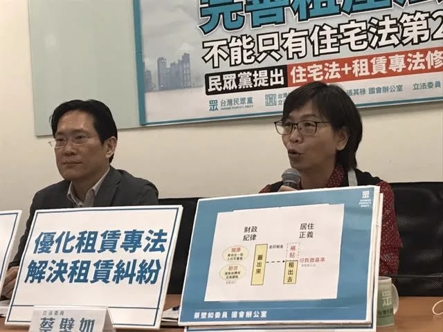 讓租屋族租得起 民眾黨促住宅法修法 post thumbnail image